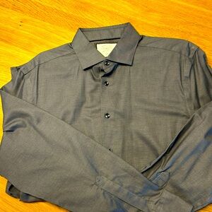 Charles Tyrwhitt size large slim fit button down long sleeve shirt